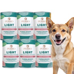 ZESTAW PERRO Light Jeleń z warzywami - monobiałkowa 6X400g