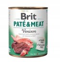 BRIT PATE&MEAT VENISON 800g bezzbożowa karma dziczyzna