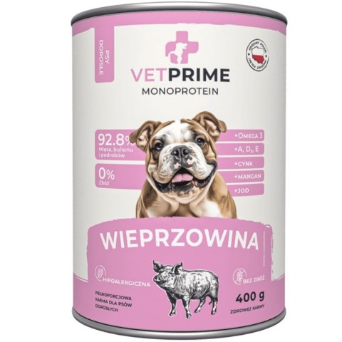 Baltica Nutraceutic 12x400 MONOBIAŁKOWA lamb rabbit ZESTAW VETPRIME MONO