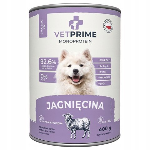 Baltica Nutraceutic 12x400 MONOBIAŁKOWA lamb rabbit ZESTAW VETPRIME MONO