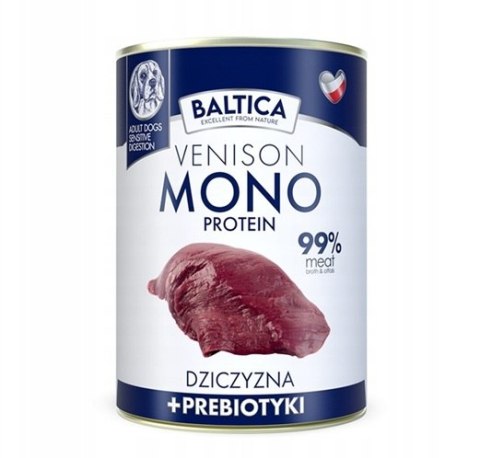 Baltica Nutraceutic 6x400 MONOBIAŁKOWY zestaw królik jagnięcina PREBIOTYKI