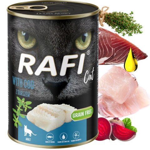 DOLINA NOTECI RAFI CAT ADULT Z DORSZEM 400G