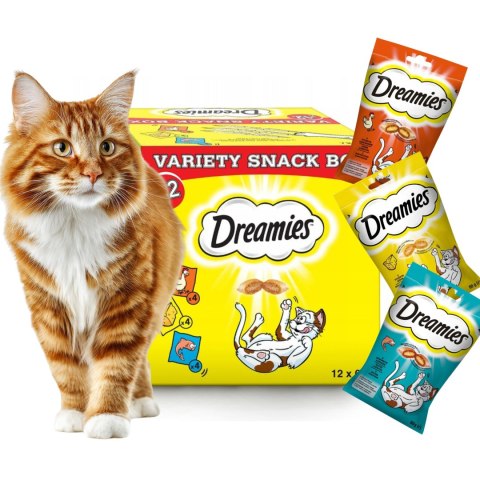 DREAMIES VARIETY SNACK BOX PRZYSMAK DLA KOTÓW 720g przysmaki dla kota