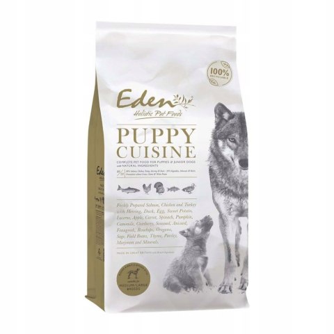 EDEN Puppy Cuisine 2kg karma dla szczeniąt bezzbożowa 80% mięsa M/L
