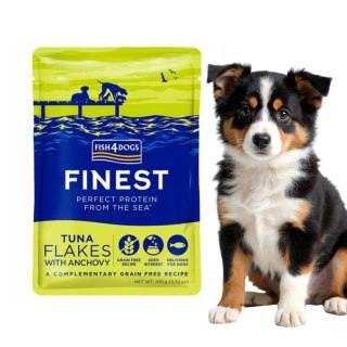Finest Filety Tuńczyk z Anchois Fish4Dogs Karma dla Psa 100g