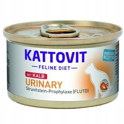 KATTOVIT URINARY układ moczowy drogi moczowe CIELĘCINA puszka dla kota 85g