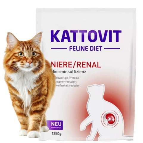 Kattovit Renal 1250g karma sucha dla kota nerki niewydolność