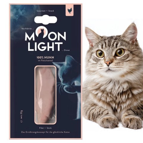 MOONLIGHT 100 % Filet z Kurczaka Karma uzupełniająca 22g