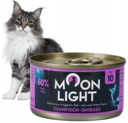 MOONLIGHT DINNER Nr10 Puszka DLA KOTA TUŃCZYK I SHIRASU 80g