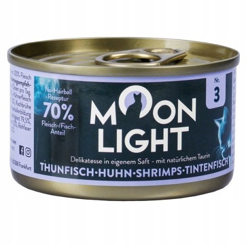 MOONLIGHT DINNER Nr3 PUSZKA W DLA KOTA TUŃCZYK KURCZAK KAŁAMARNICA 80g