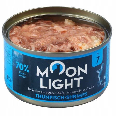 MOONLIGHT DINNER Nr7 Puszka DLA KOTA TUŃCZYK I KREWETKI 80g