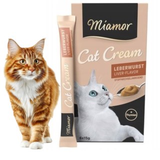 Miamor Cat Snack pasta z wątróbką LIVER 6X15G