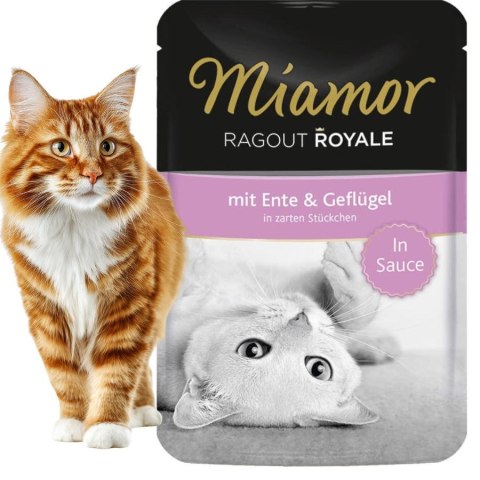 Miamor Ragout Royal saszetka w galarecie karma dla kota Kaczka i Drób 100g