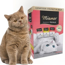 Miamor Ragout Royale Mix Smaków - Indyk, Łosoś, Cielęcina w Galaretce 12x100g