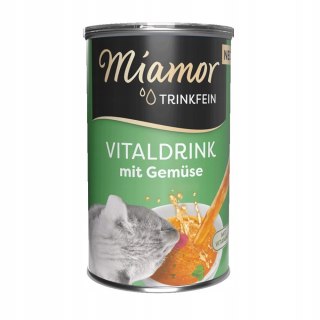 Miamor VitalDrink z Warzywami dla Kota Napój witaminowy odżywczy 135ml