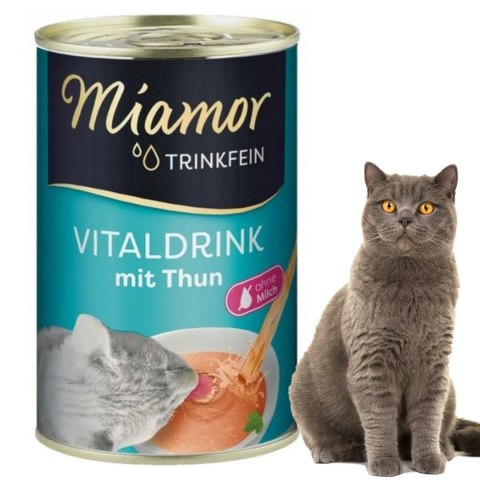 Miamor Vitaldrink tuńczyk dla wybrednych kotów 135ML