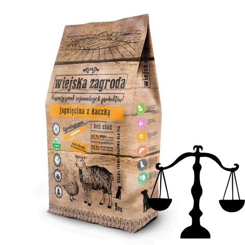 NA WAGĘ Wiejska Zagroda Jagnięcina z kaczką chrupki S 1kg