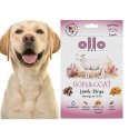 OLLO Air Dried Skin & Coat Lamb Strips 80g - przysmaki z jagnięciny