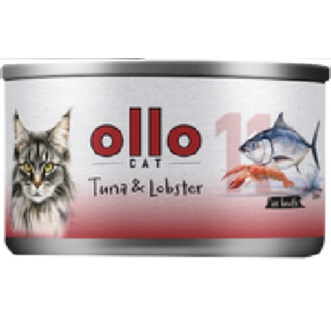 Ollo Cat nr 11 Tuna & Lobster in broth 70G