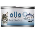 Ollo Cat nr 9 Tuna & Anchovy in broth 70g