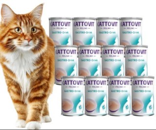PAKIET KATTOVIT Gastro-Drink kurczak 12X135ml na zaburzenia żołądkowo-jelitowe