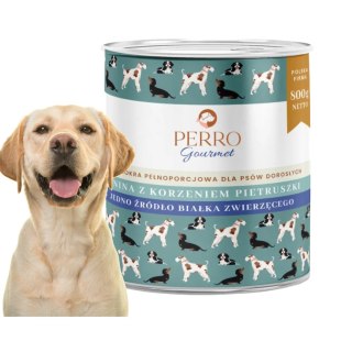 PERRO Gourmet Konina z korzeniem pietruszki dla psów dorosłych 800g