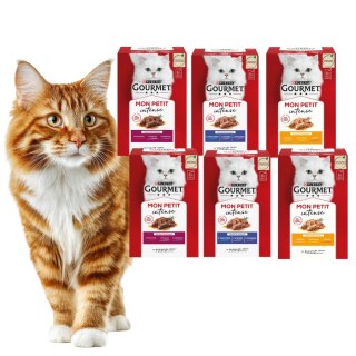 PURINA GOURMET MON PETIT MIX SMAKÓW DLA KOTA 36x50g
