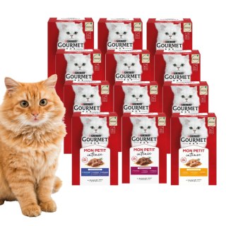 PURINA GOURMET MON PETIT MIX SMAKÓW DLA KOTA 72x50g