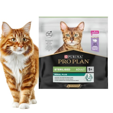 PURINA PRO PLAN Sterilised Renal Adult Indyk 400 g dla kota