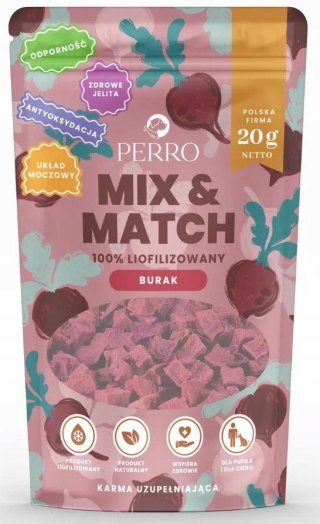 Perro MIX & MATCH przysmaki liofilizowane BURAK 20 g