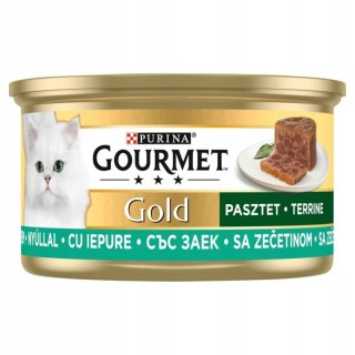 Purina GOURMET GOLD królik w pasztecie 85g
