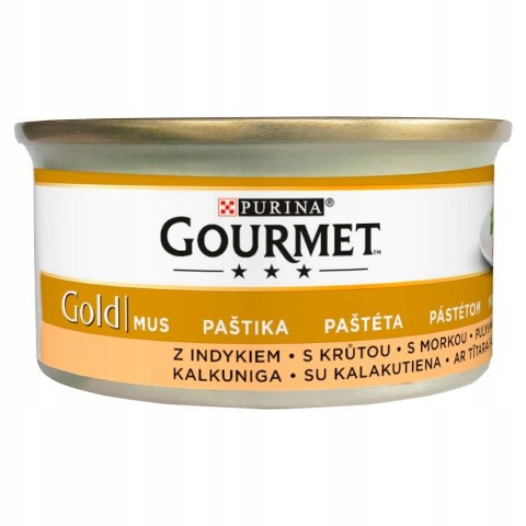 Purina GOURMET GOLD mus z indyka 85g