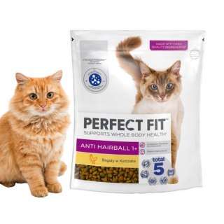 SUCHA KARMA PERFECT FIT ANTIHAIRBALL 1+ DLA KOTÓW Z KURCZAKIEM 750G