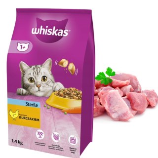 Sucha Karma dla Kota po Sterylizacji Whiskas Sterile Kurczak 1,4kg
