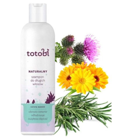 TOTOBI Naturalny szampon do długich włosów 250ml ułatwiający rozczesywanie