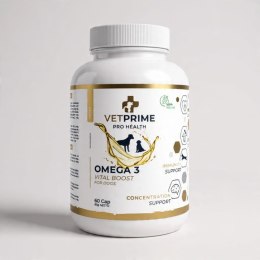 VetPrime Pro Health OMEGA 3 VITAL BOOST for dogs 60 kapsułek 33/22