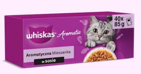 Whiskas MEGA PAKIET ZAPAS 160X85 DLA KOTA Z MISKĄ