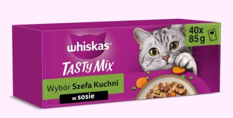 Whiskas MEGA PAKIET ZAPAS 160X85 DLA KOTA Z MISKĄ