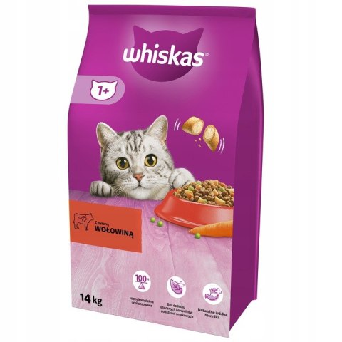 Whiskas Zestaw Karm dla Kota 4x1,4kg 4 Smaki Adult + Sterile