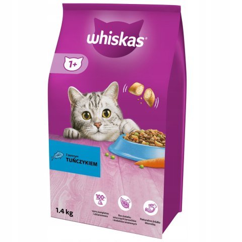 Whiskas Zestaw Karm dla Kota 4x1,4kg 4 Smaki Adult + Sterile
