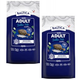 ZESTAW BALTICA ADULT SENSITIVE BALTIC FISH MEDIUM 12KG DUŻY ZAPAS TANIEJ