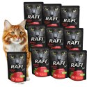 ZESTAW DOLINA NOTECI Rafi Cat mokra karma dla kota 10X300g wołowina
