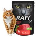 ZESTAW DOLINA NOTECI Rafi Cat mokra karma dla kota 10X300g wołowina