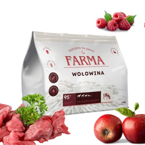 2XFarma Tłoczona na Zimno Wołowina 2KG