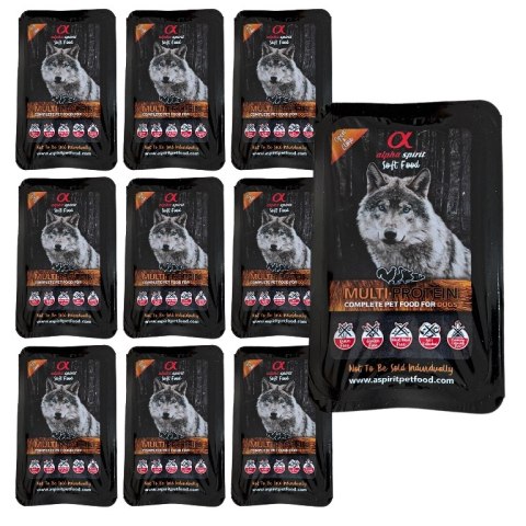 ALPHA SPIRIT MULTIPROTEIN 10X200G pyszna zdrowa karma półmiękka