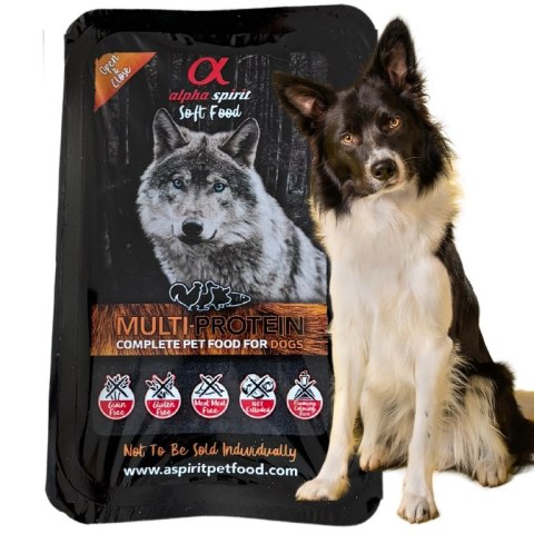 ALPHA SPIRIT MULTIPROTEIN 10X200G pyszna zdrowa karma półmiękka