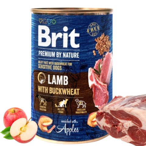BRIT PREMIUM BY NATURE 400G LAMB&BUCKWHEAT
