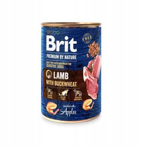 BRIT PREMIUM BY NATURE 400G LAMB&BUCKWHEAT