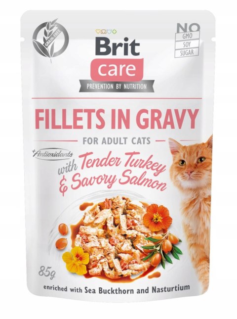 Brit Care CAT FG Flavour Box 12X85g saszetki dla kota w sosie