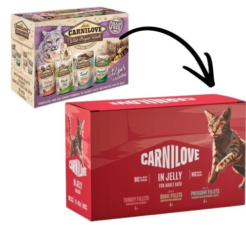 CARNILOVE CAT POUCH MULTIPACK 12X85G